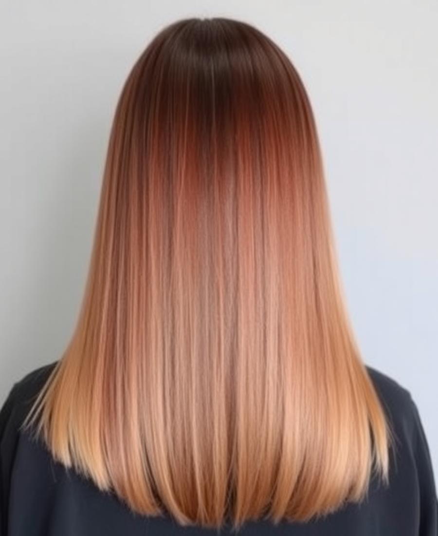 Glossy keratin smoothing